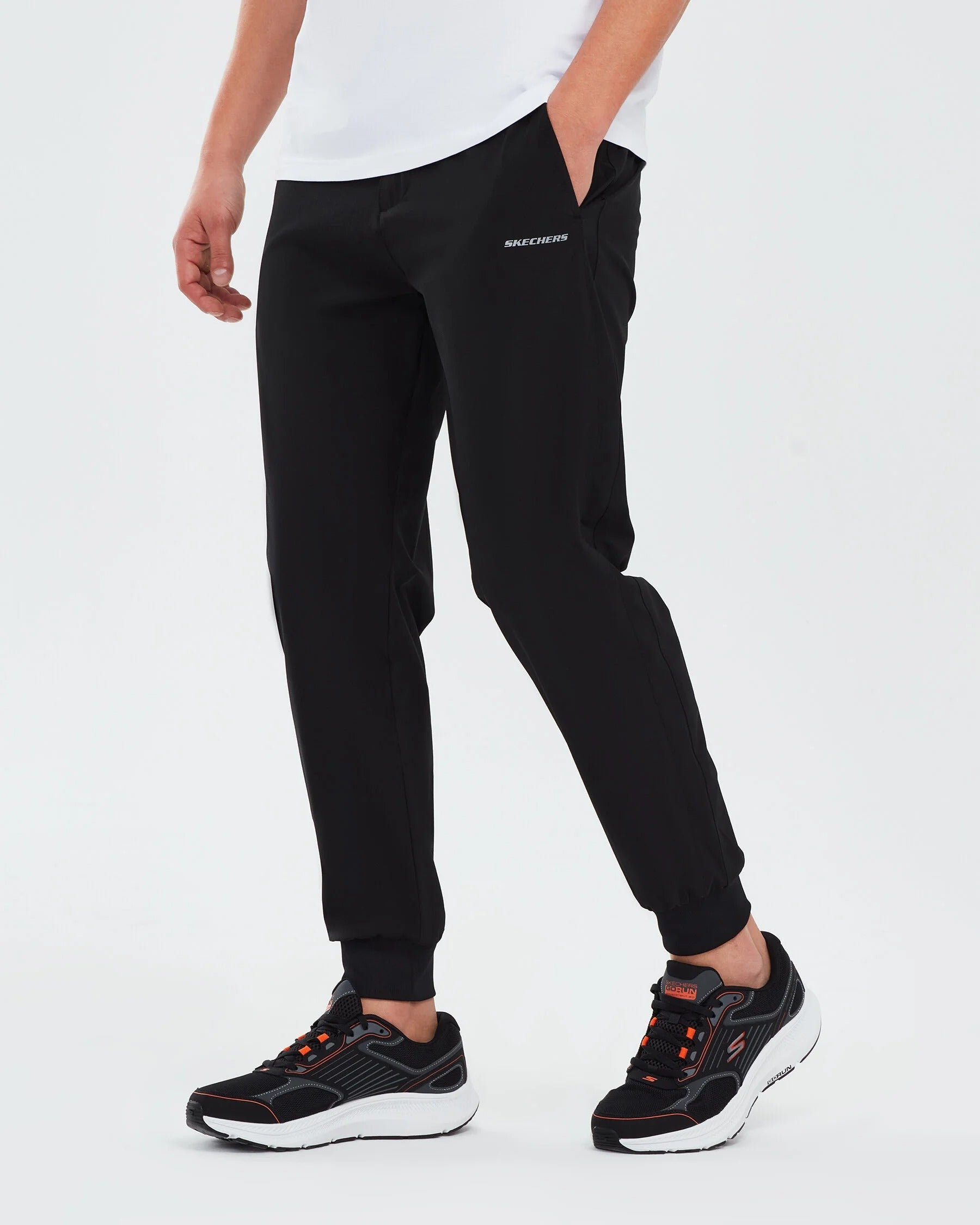 Skechers Micro Collection Side Zipped Erkek Eşofman Alt - Siyah