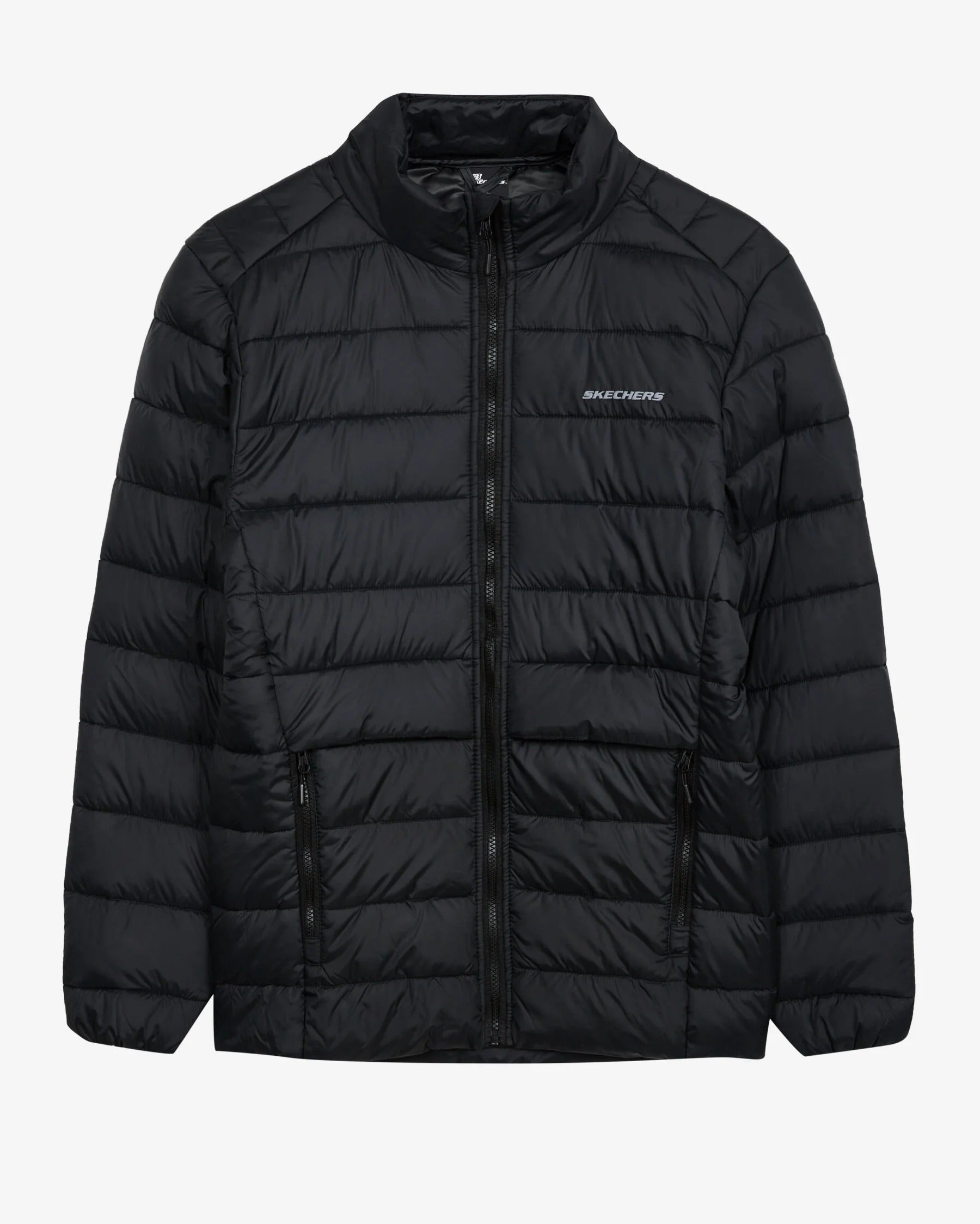 Skechers Outerwear Padded Erkek Mont - Siyah