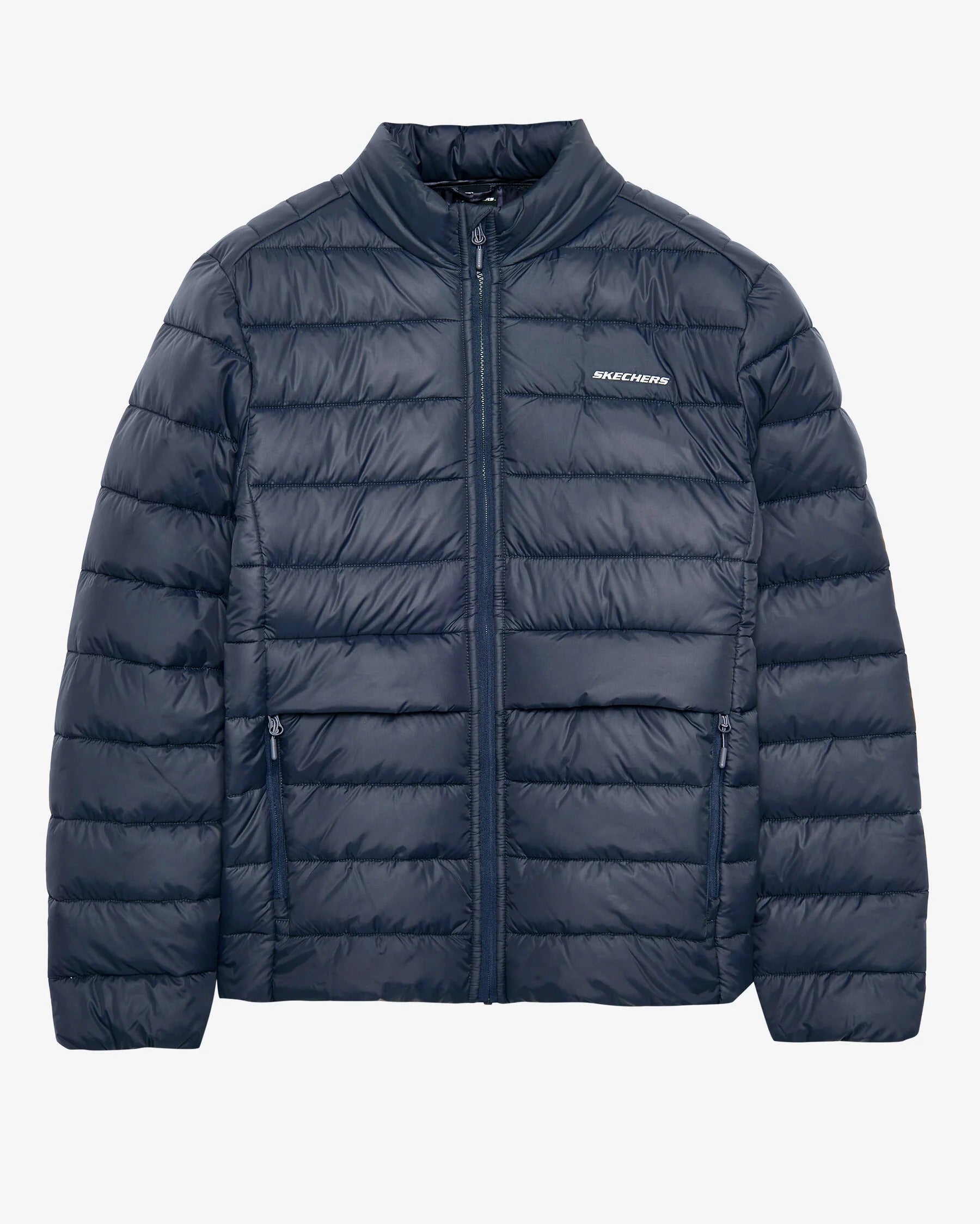 Skechers Outerwear Padded Erkek Mont - Lacivert
