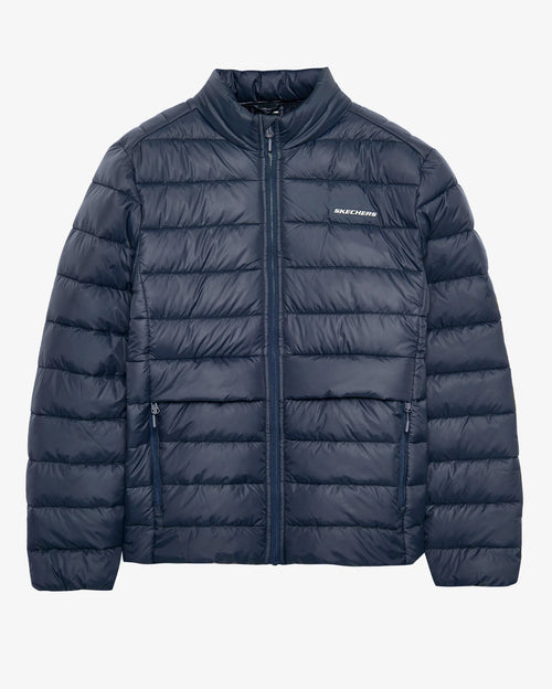 Skechers Outerwear Padded Erkek Mont - Lacivert