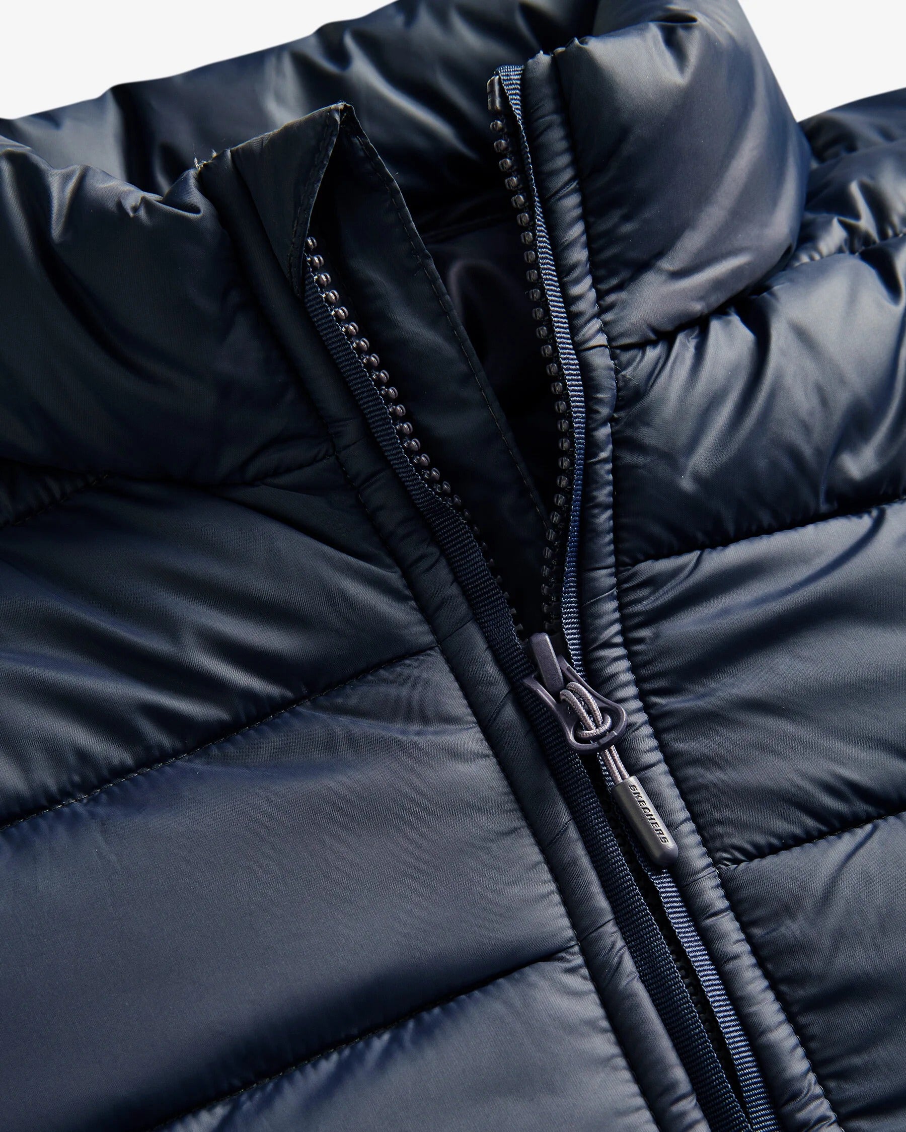 Skechers Outerwear Padded Erkek Mont - Lacivert