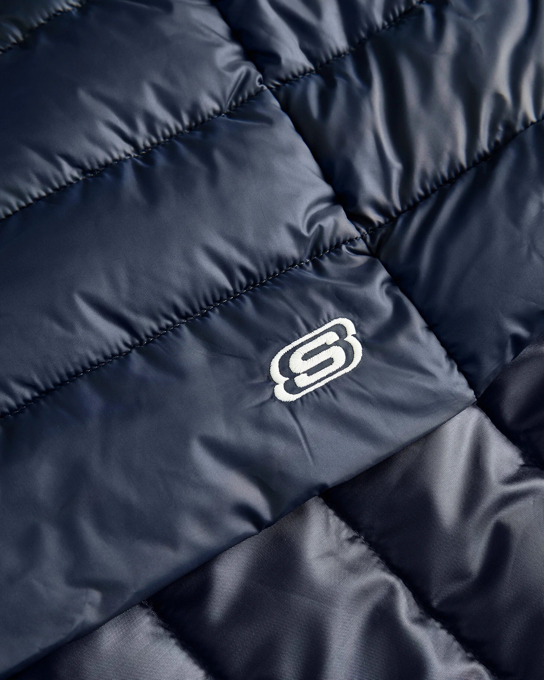 Skechers Outerwear Padded Erkek Mont - Lacivert