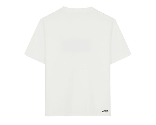 Skechers Graphic Short Sleeve Erkek Tişört - Kırık Beyaz