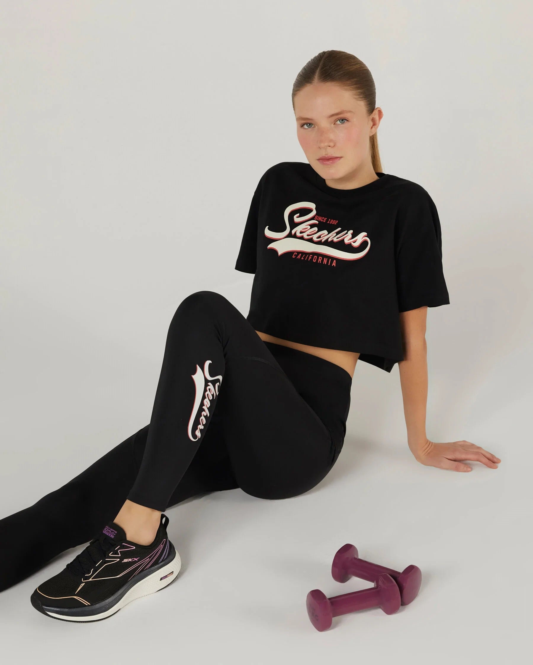 Skechers Performance Collection Performance Coll. Kadın Tayt - Siyah