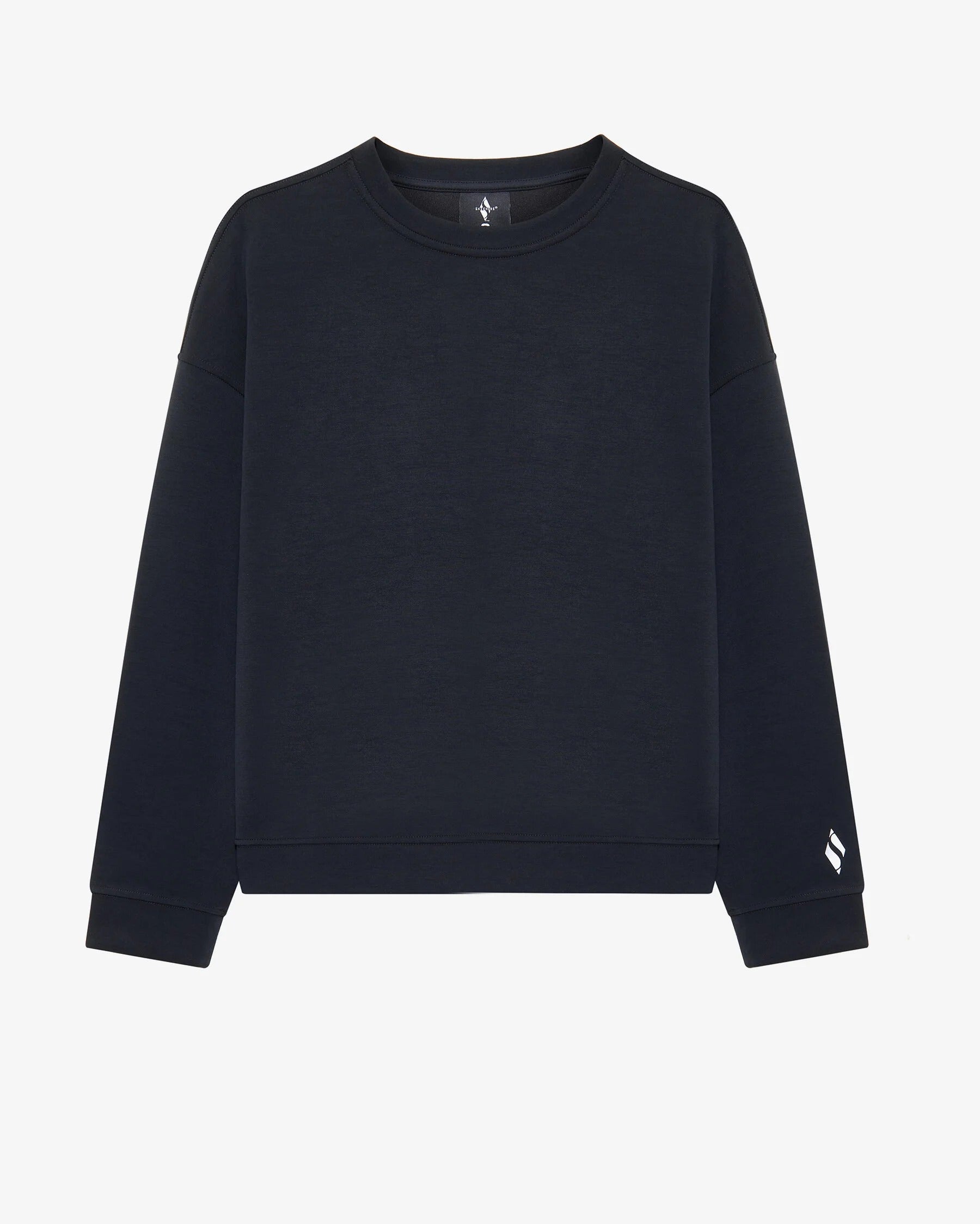 Skechers Lounge Loose Crew Neck Kadın Sweat - Siyah