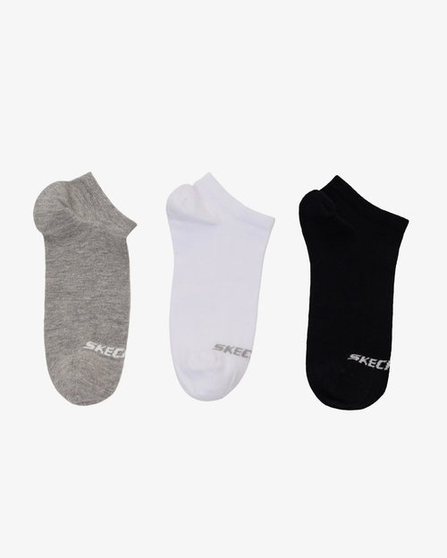 Skechers Essential 3 Pack Unisex Yarım Bilek Çorap - Çok Renkli