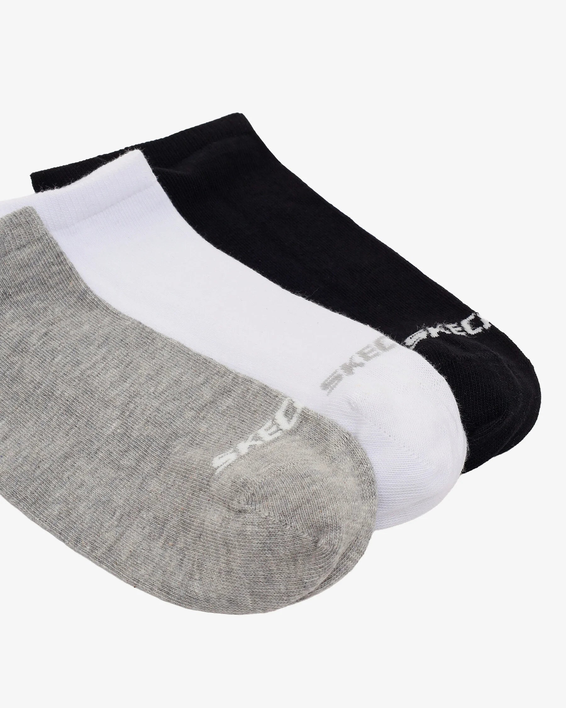 Skechers Essential 3 Pack Unisex Yarım Bilek Çorap - Çok Renkli