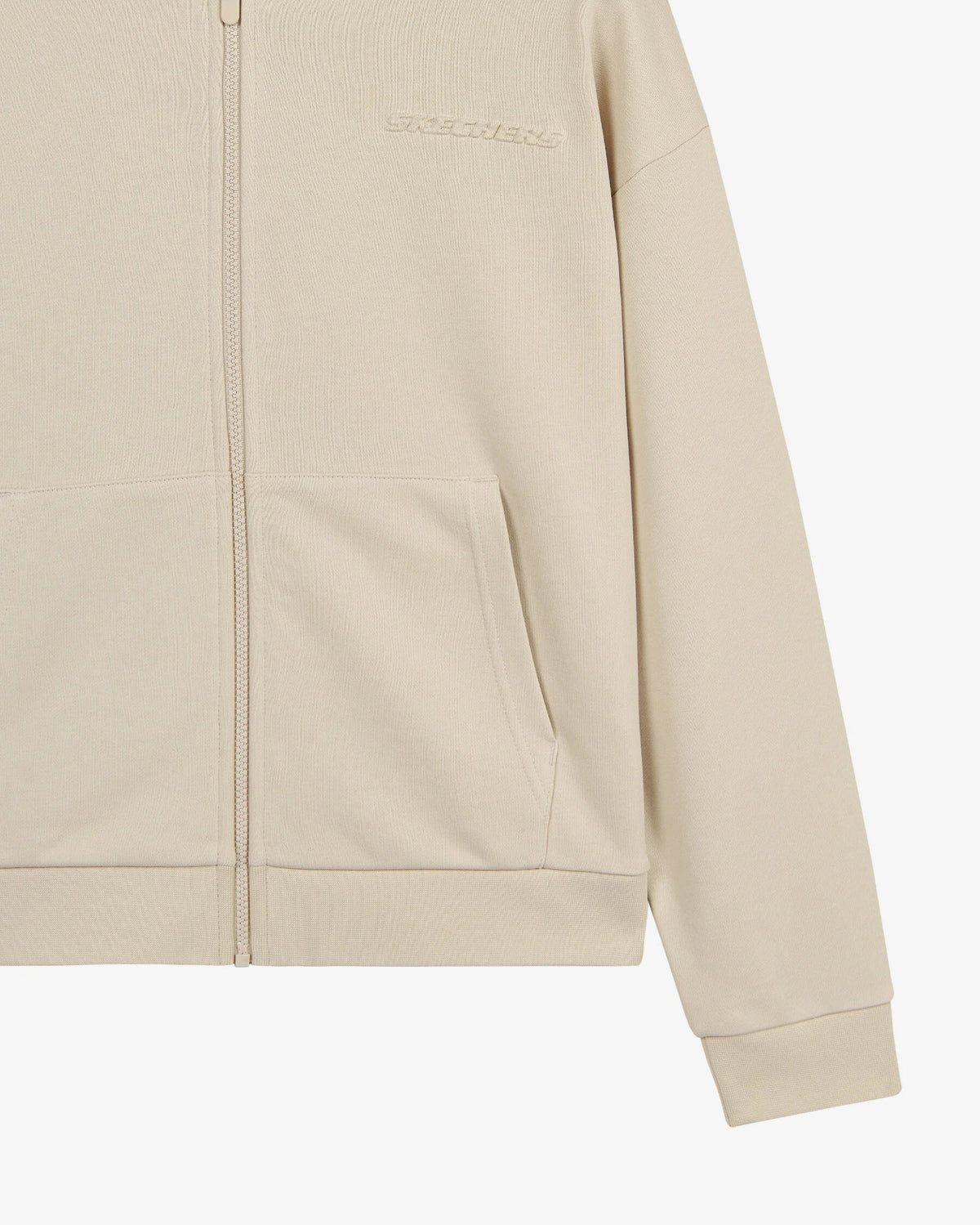 Skechers Essentials Full Zip Kadın Sweatshirt - Gri