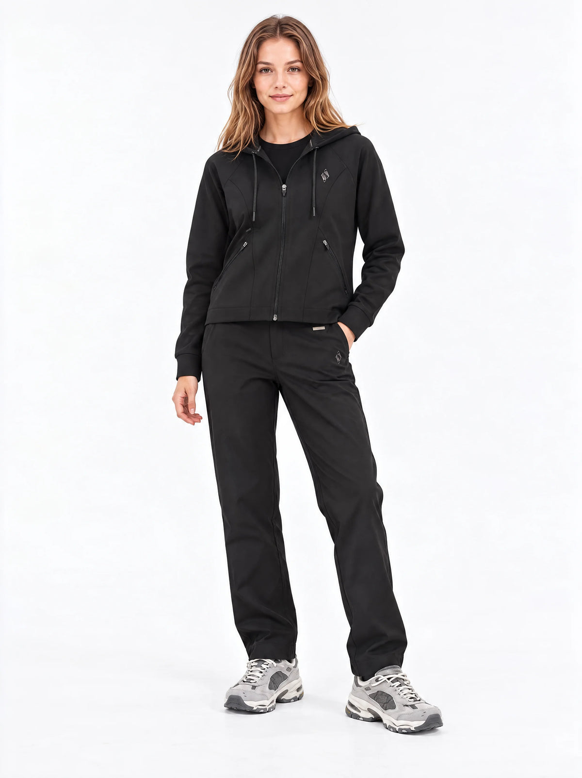 Skechers Essentials Full Zip Kadın Sweatshirt - Siyah