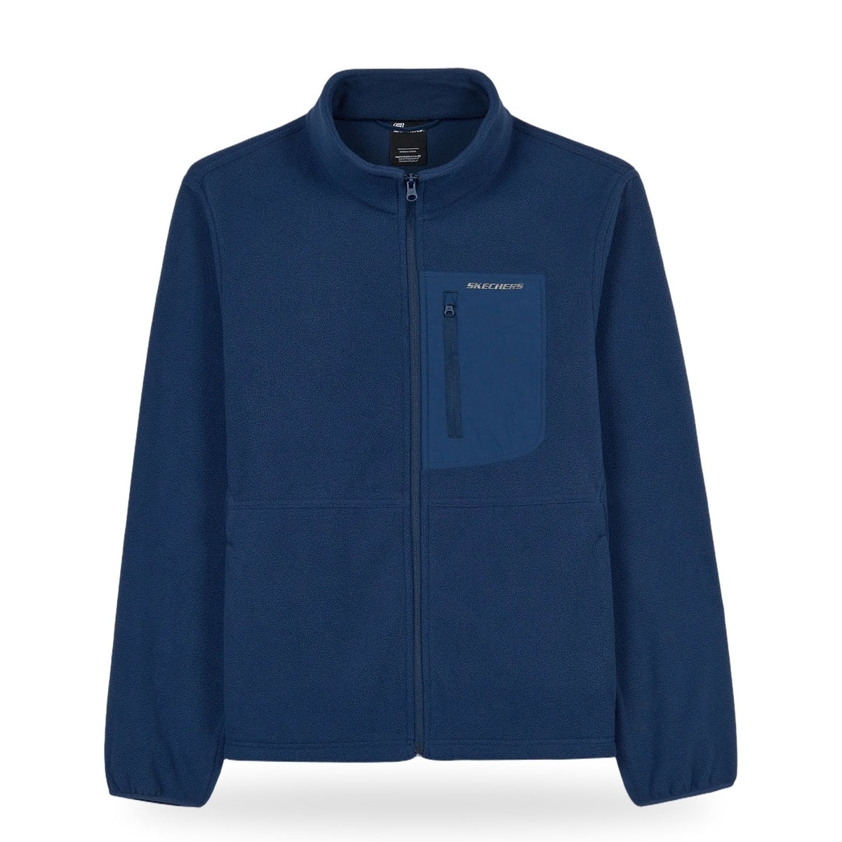 Skechers Outdoor Fleece Core Light Full Zip Erkek Polar - Mavi
