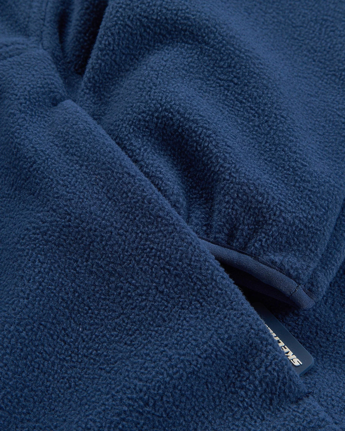 Skechers Outdoor Fleece Core Light Full Zip Erkek Polar - Mavi