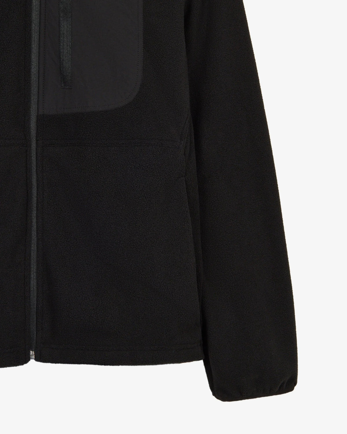 Skechers Outdoor Fleece Core Light Full Zip Erkek Polar - Siyah