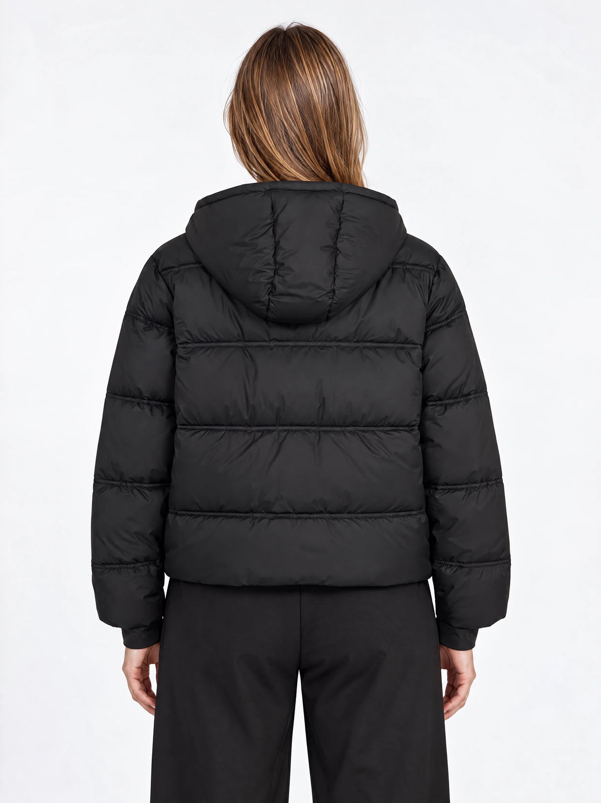 Skechers All Weather Sidewalk Full Zip Hoodie Kadın Mont - Siyah