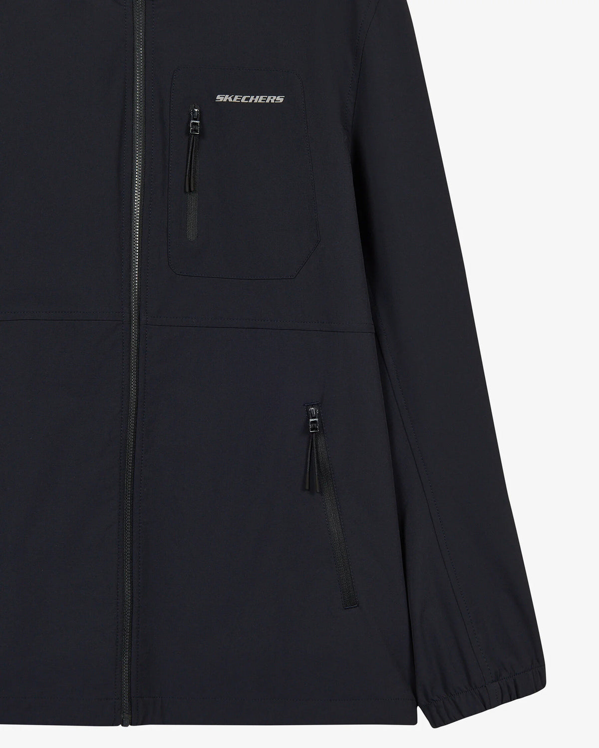 Skechers Trai Full Zip Erkek Ceket - Siyah