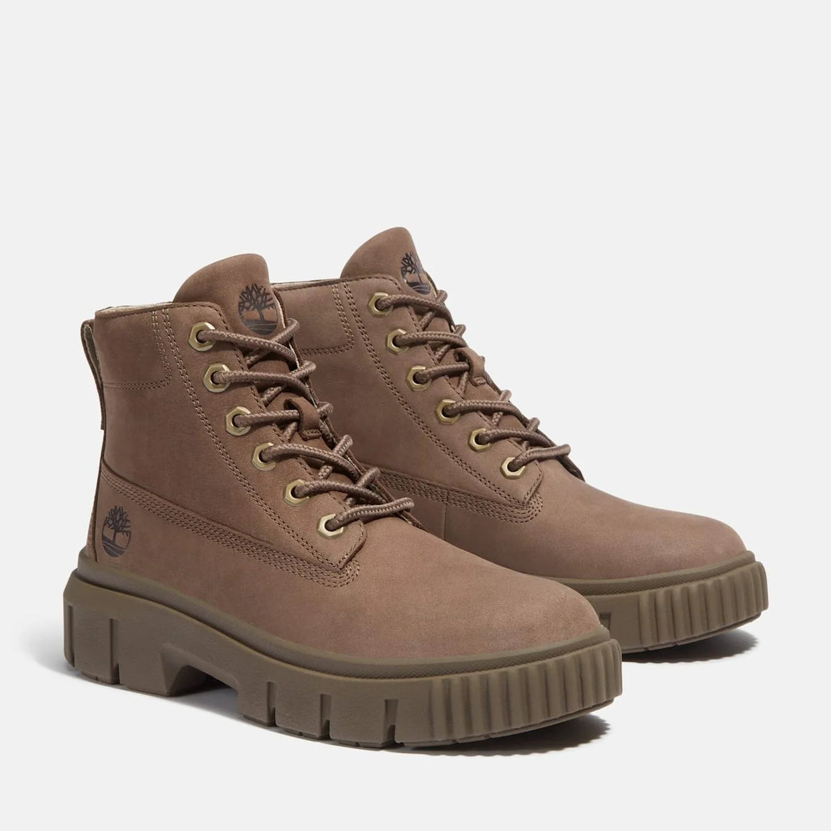 Timberland Greyfield Mid Lace Up Kadın Bot - Kahve