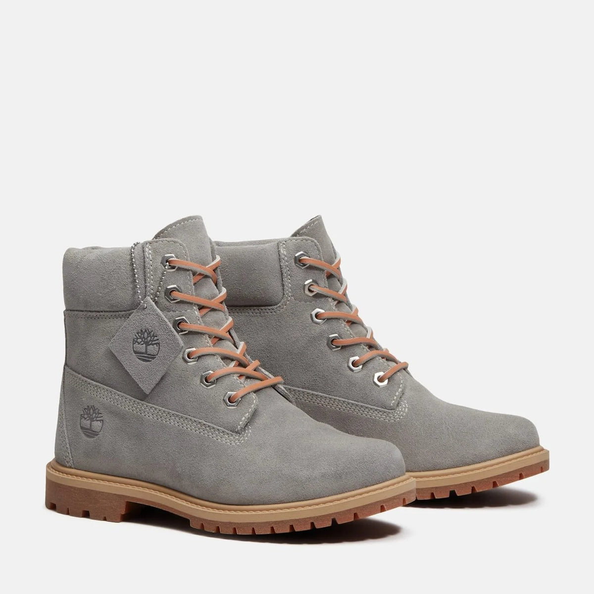 Timberland 6 Inch Lace Up Kadın Bot - Gri