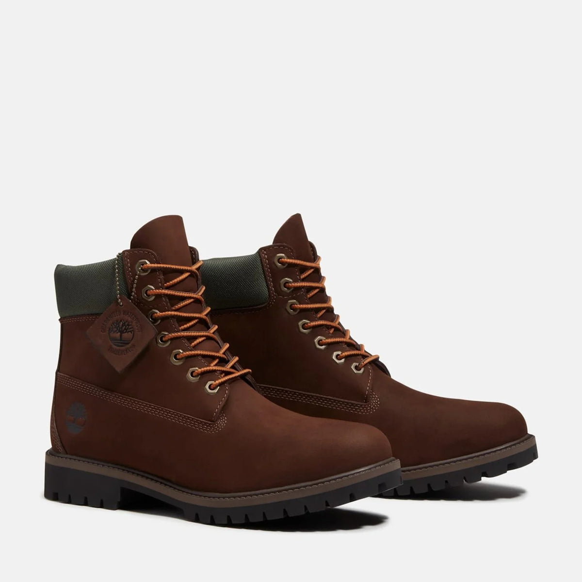 Timberland 6 Inch Lace Up Waterproof Erkek Bot - Kahve