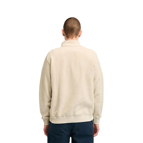 Timberland Polartec Linear Logo 1/4 Zıp Fleecez Erkek Sweat - Bej