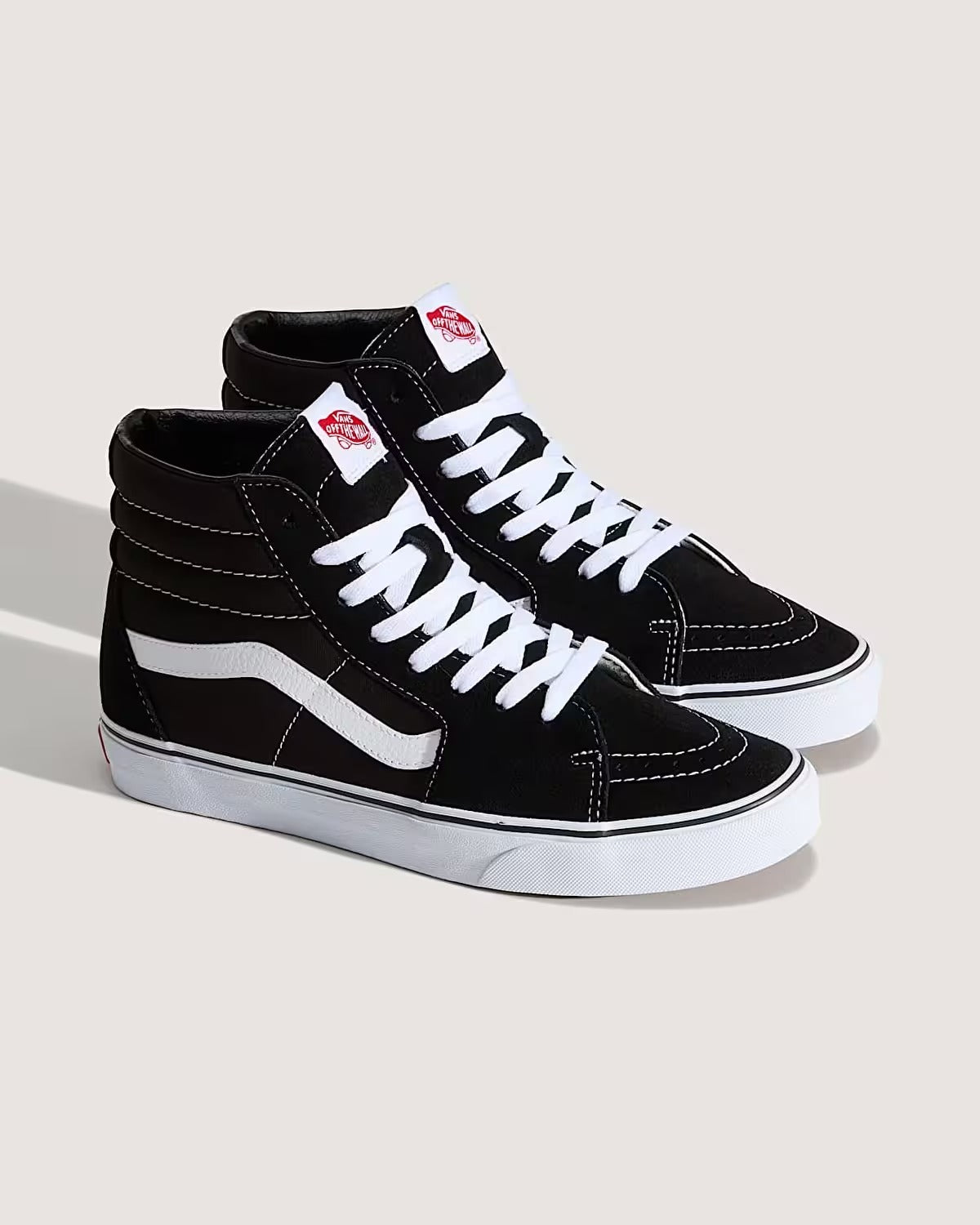 Vans Sk8-Hi Erkek Sneaker - Siyah-Beyaz