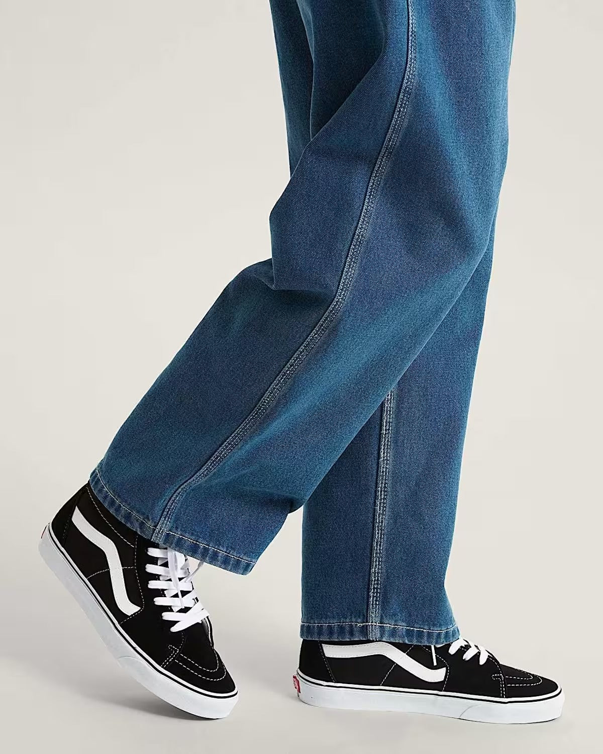 Vans Sk8-Hi Erkek Sneaker - Siyah-Beyaz