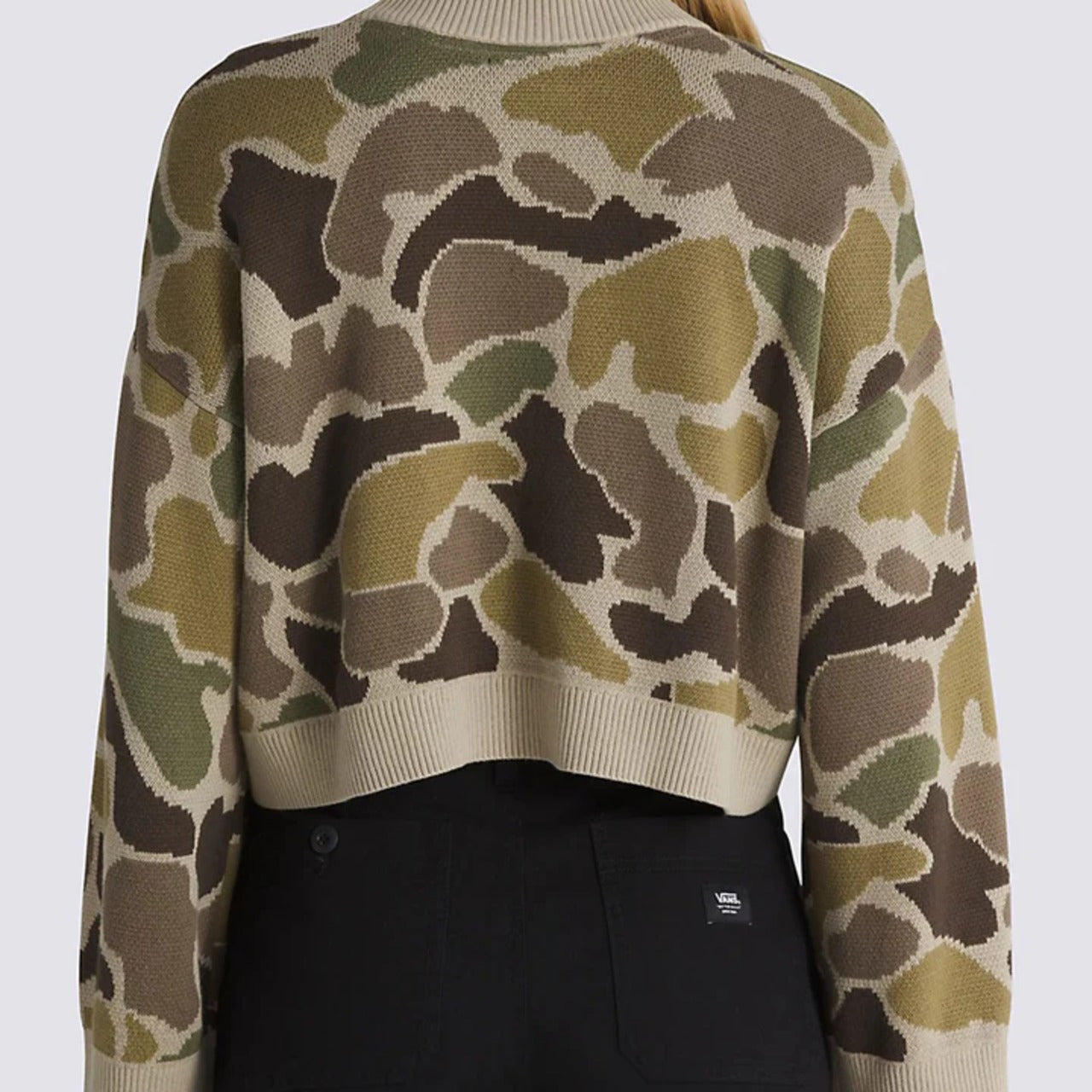 Vans Cammile Camo Kadın Sweat - Kahve-Çok Renkli