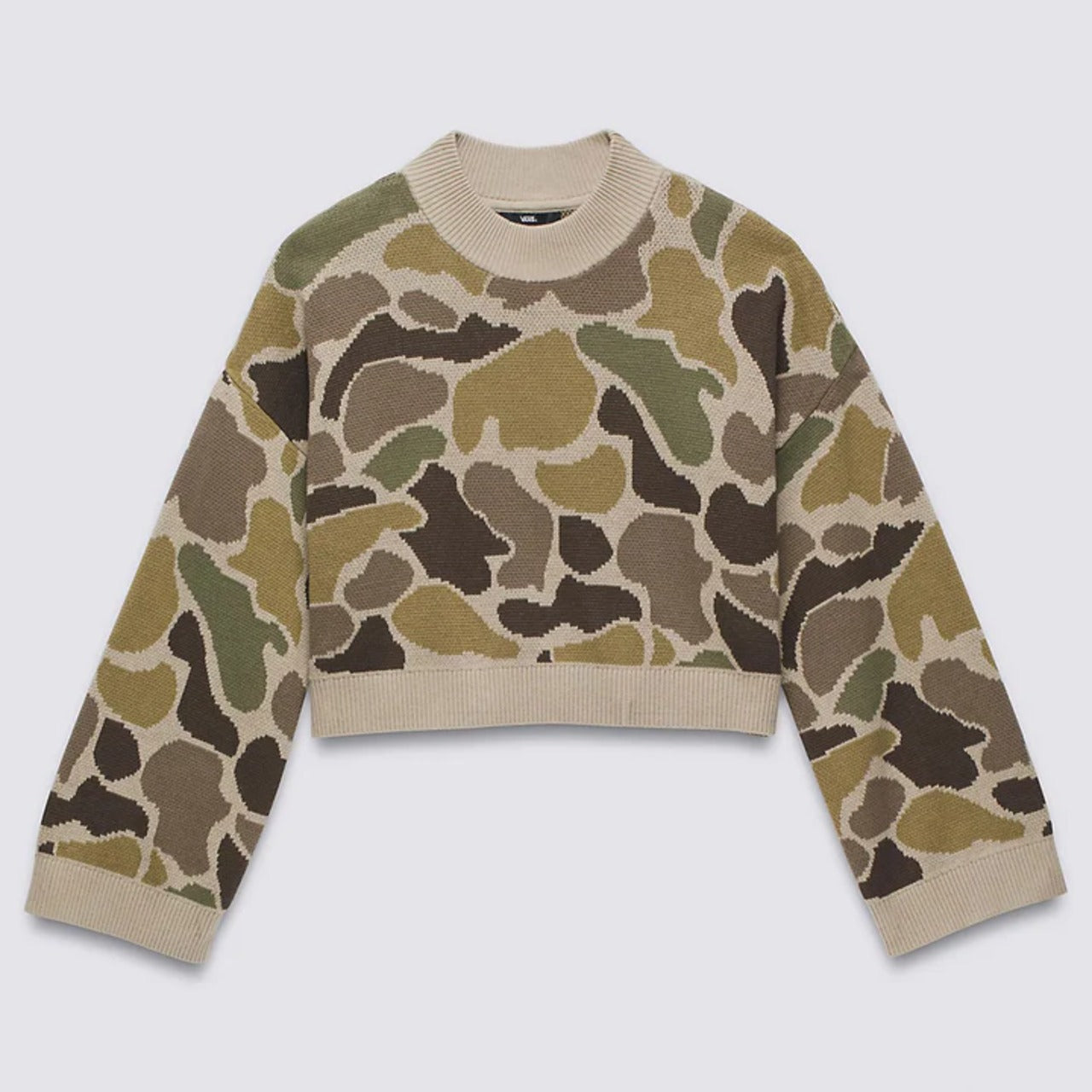 Vans Cammile Camo Kadın Sweat - Kahve-Çok Renkli