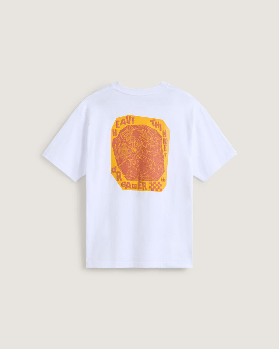 Vans Heavy Thinker Loose Erkek Tişört - Beyaz