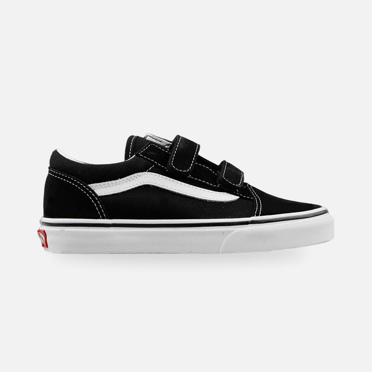 Vans Old Skool V Çocuk Sneaker - Siyah-Beyaz