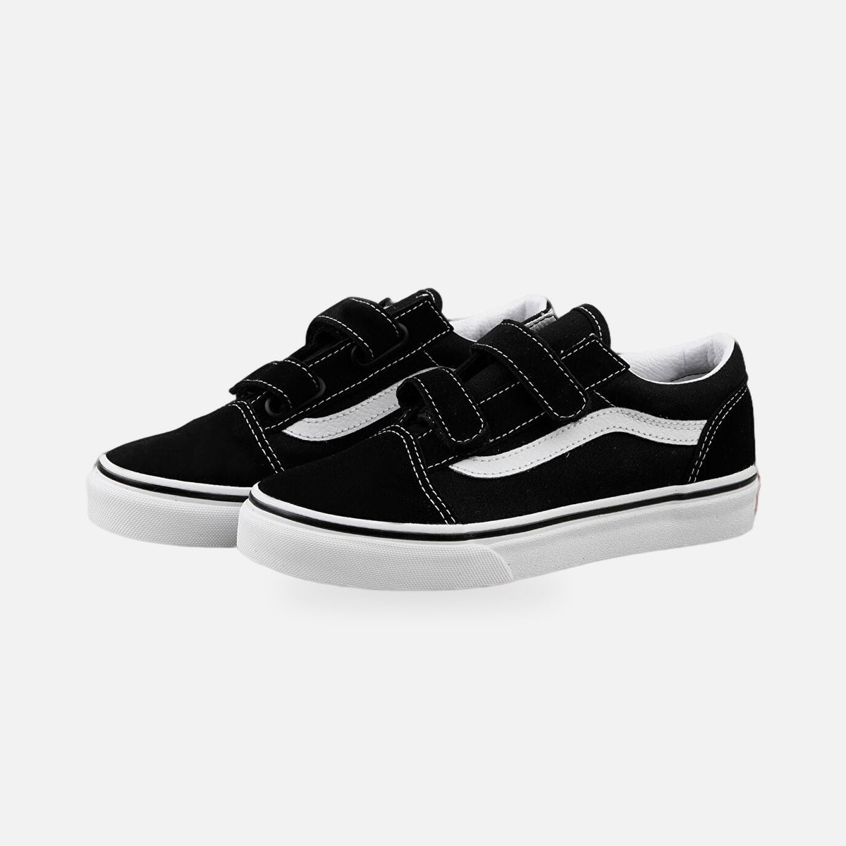 Vans Old Skool V Çocuk Sneaker - Siyah-Beyaz