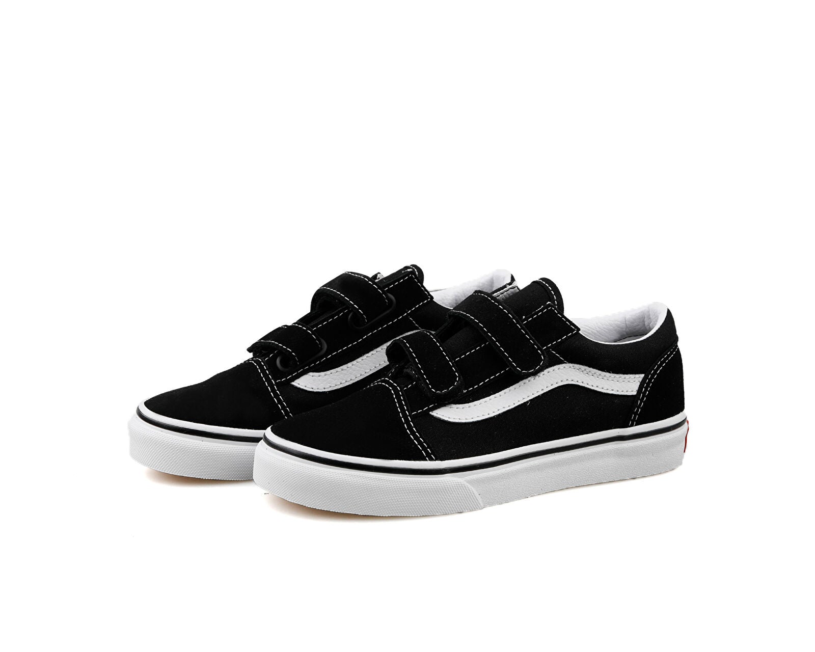 Vans Old Skool V Çocuk Sneaker - Siyah-Beyaz