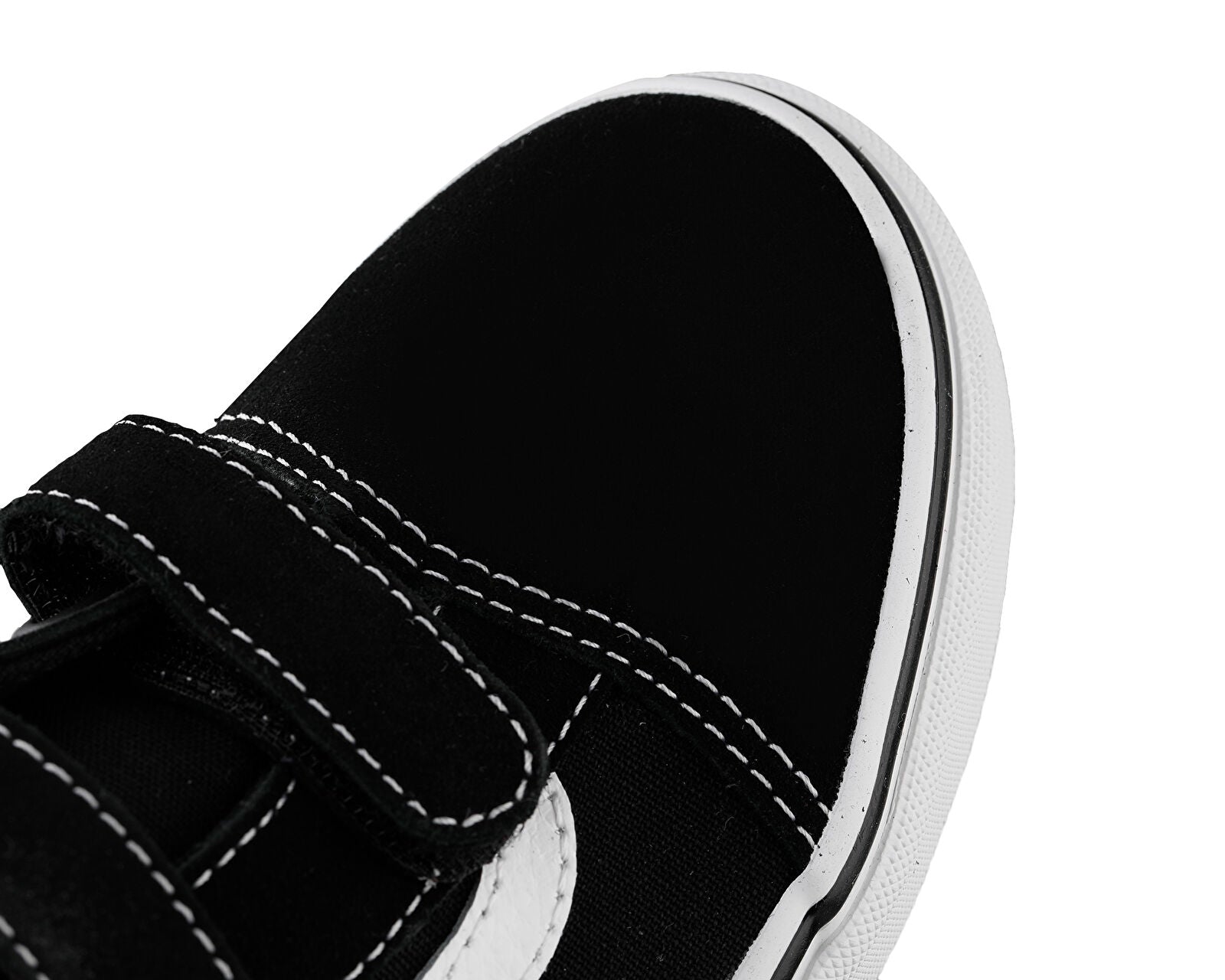 Vans Old Skool V Çocuk Sneaker - Siyah-Beyaz