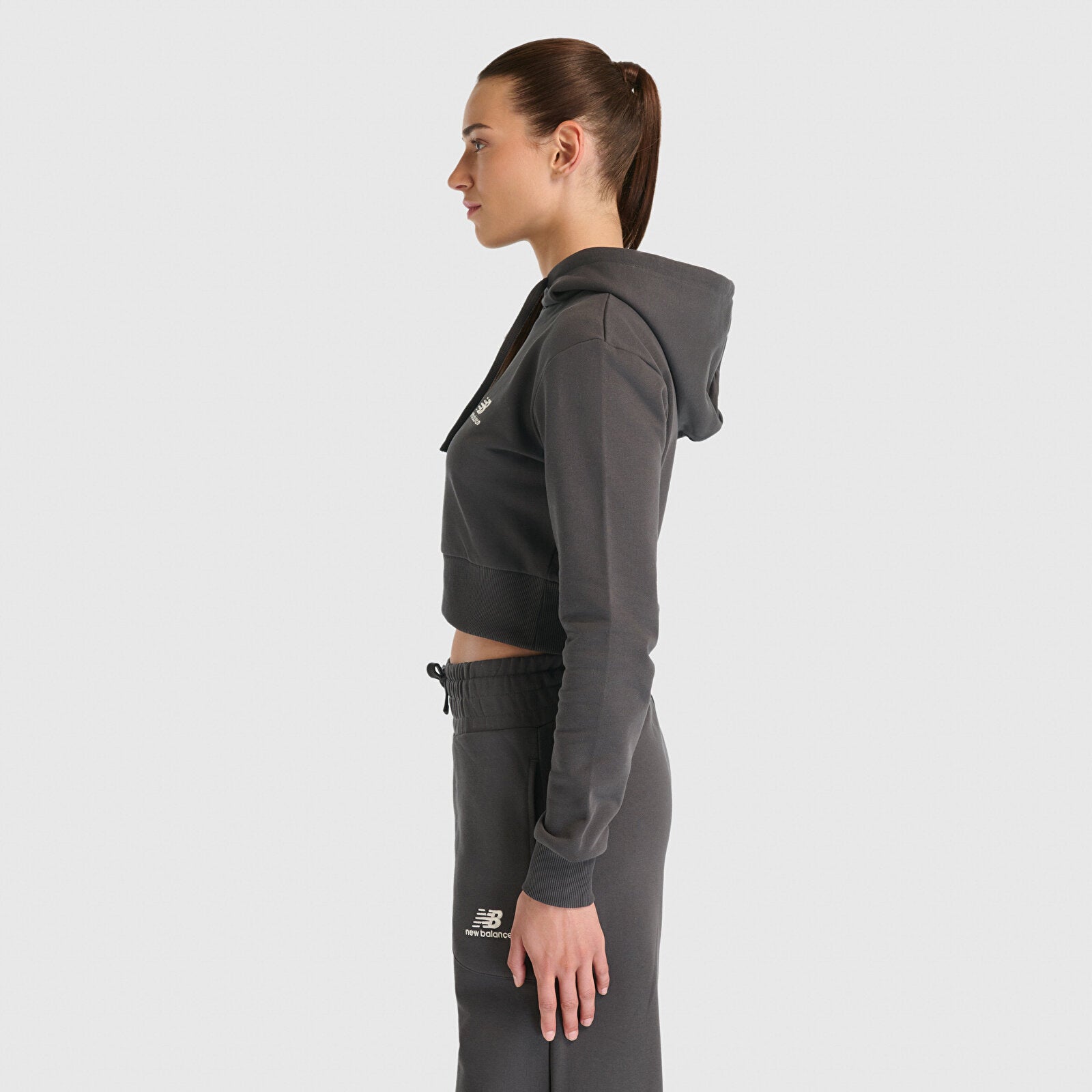 New Balance Lifestyle Kadın Sweat - Antrasit