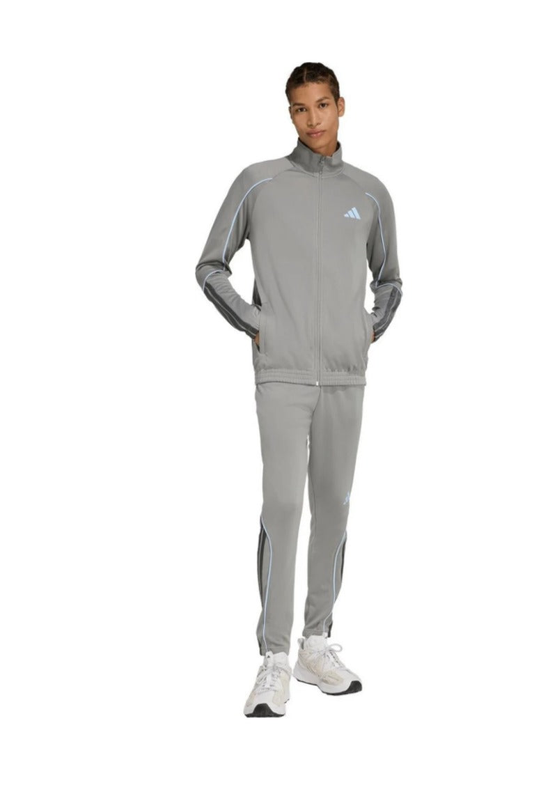 adidas 3-Stripes Stadium Erkek Eşofman Takım - Füme