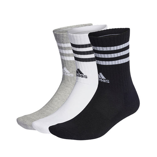 adidas 3 Stripes C. SPW Crew 3P Unisex Çorap - Gri