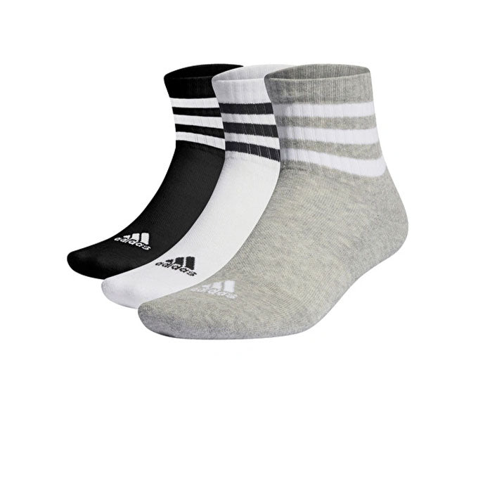 adidas 3S C Spw Mıd 3P Unisex Medium Grey Heather Çorap