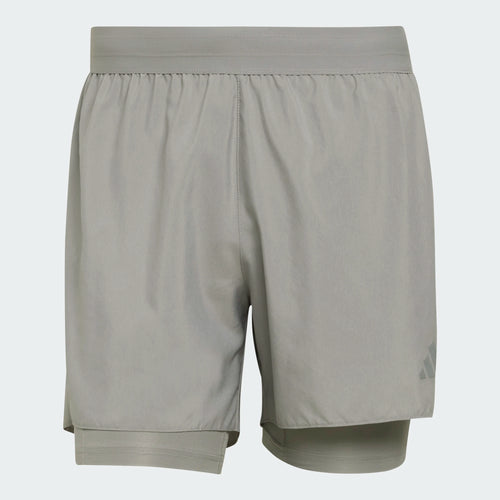 adidas adi365 Running Essentials 2 in 1 Erkek Şort - Gri