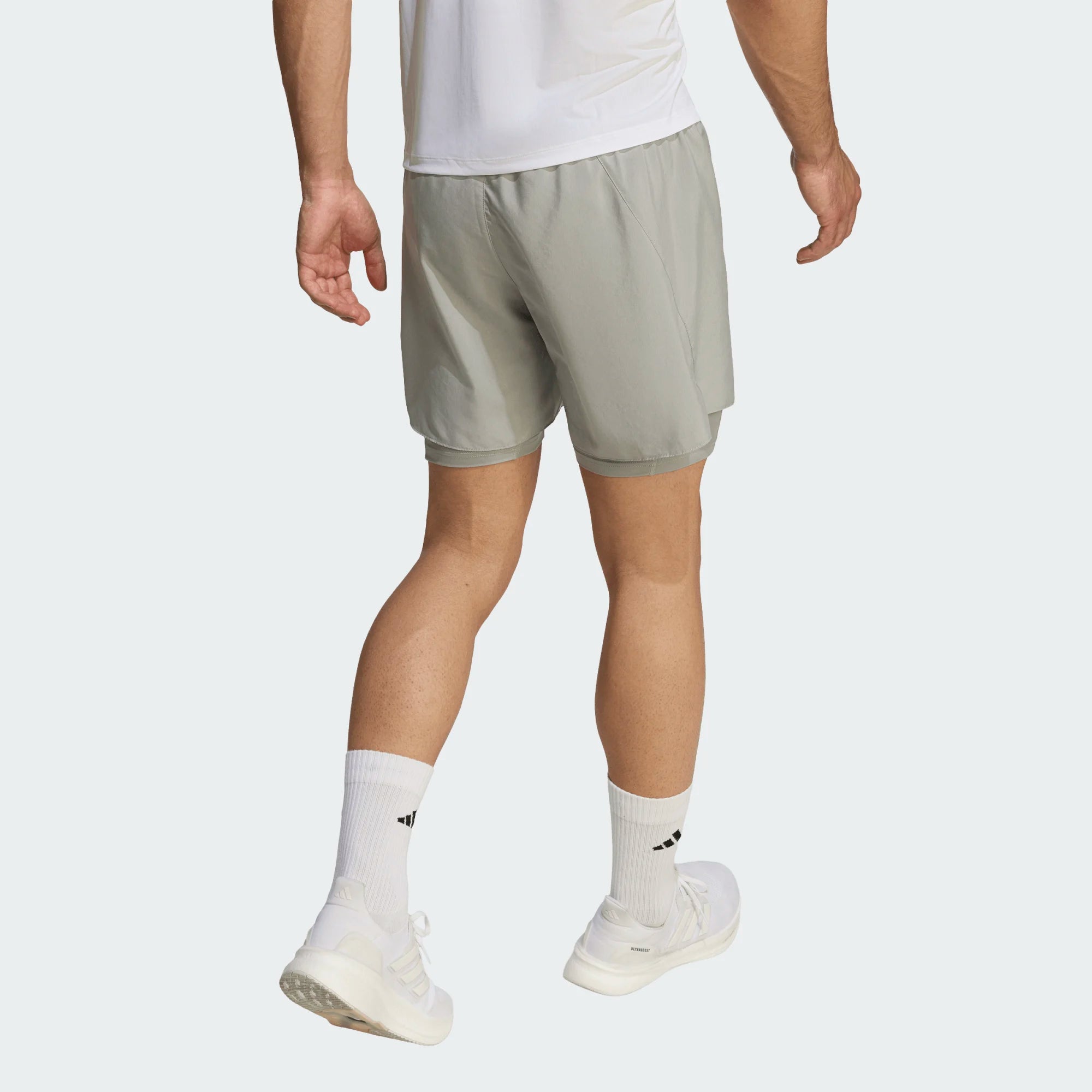 adidas adi365 Running Essentials 2 in 1 Erkek Şort - Gri