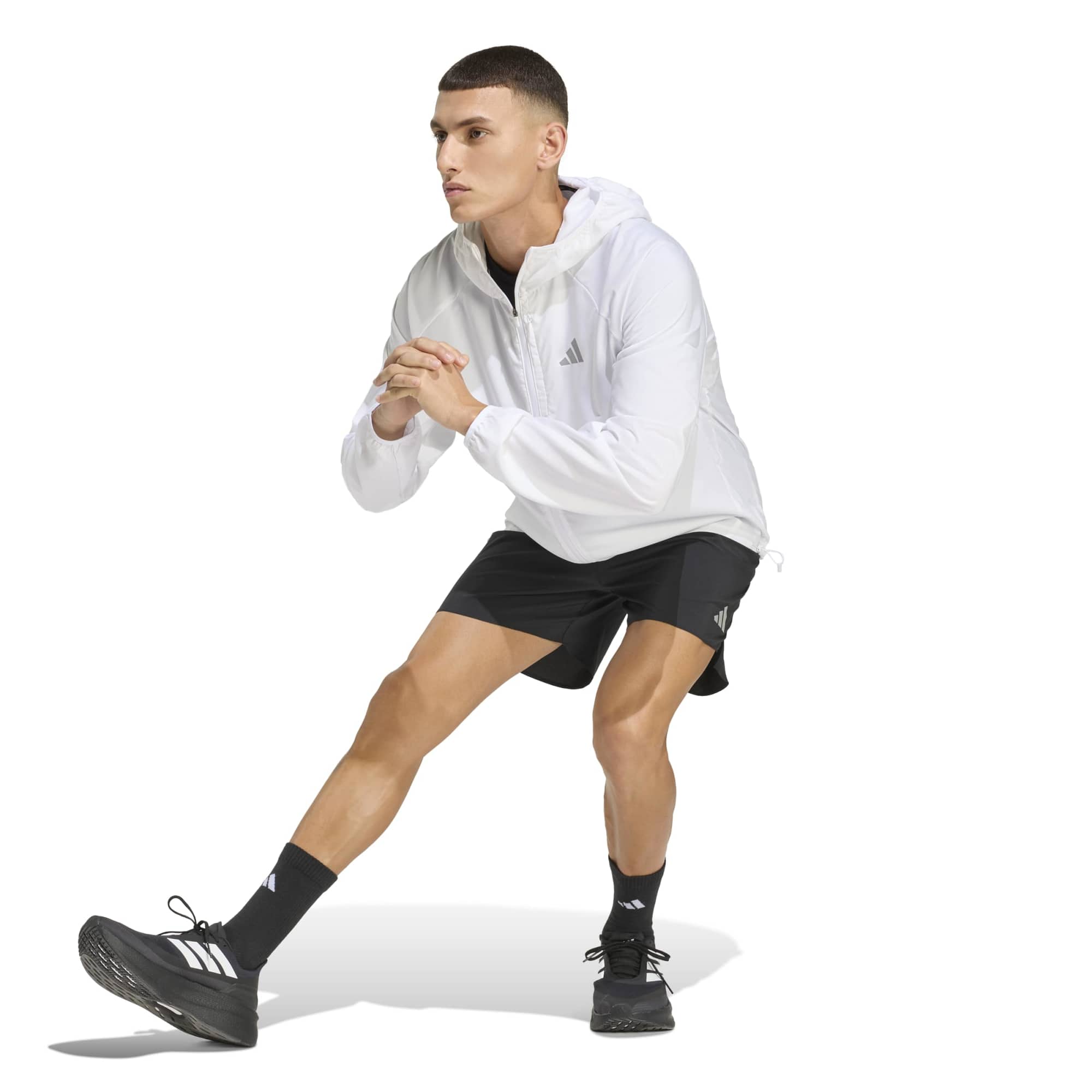 adidas adi365 Running Essentials Erkek Ceket - Beyaz