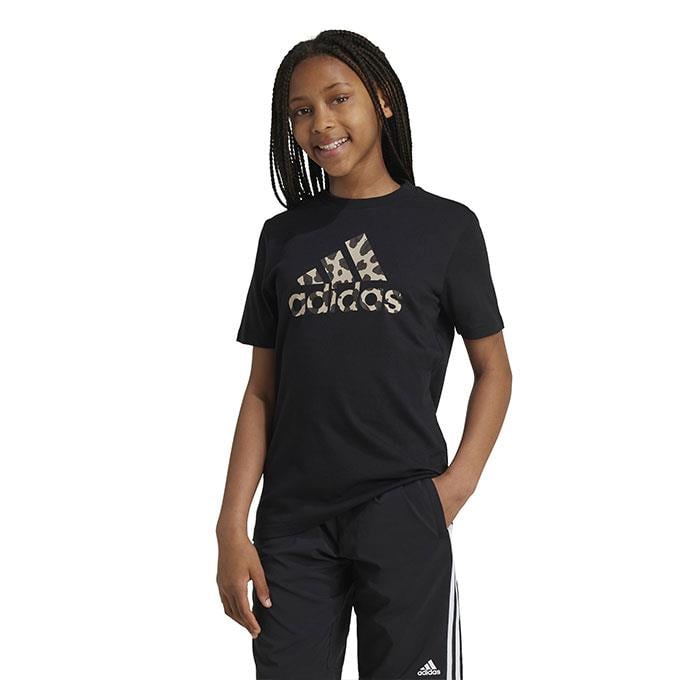 adidas Anımal Prınt G Çocuk - Kız Black T-Shirt