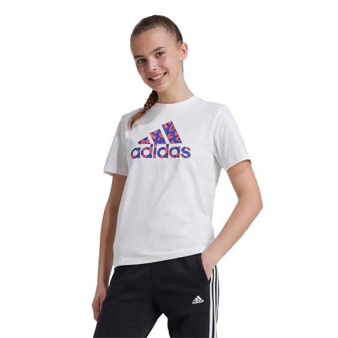 adidas Anımal Prınt G Çocuk - Kız White T-Shirt