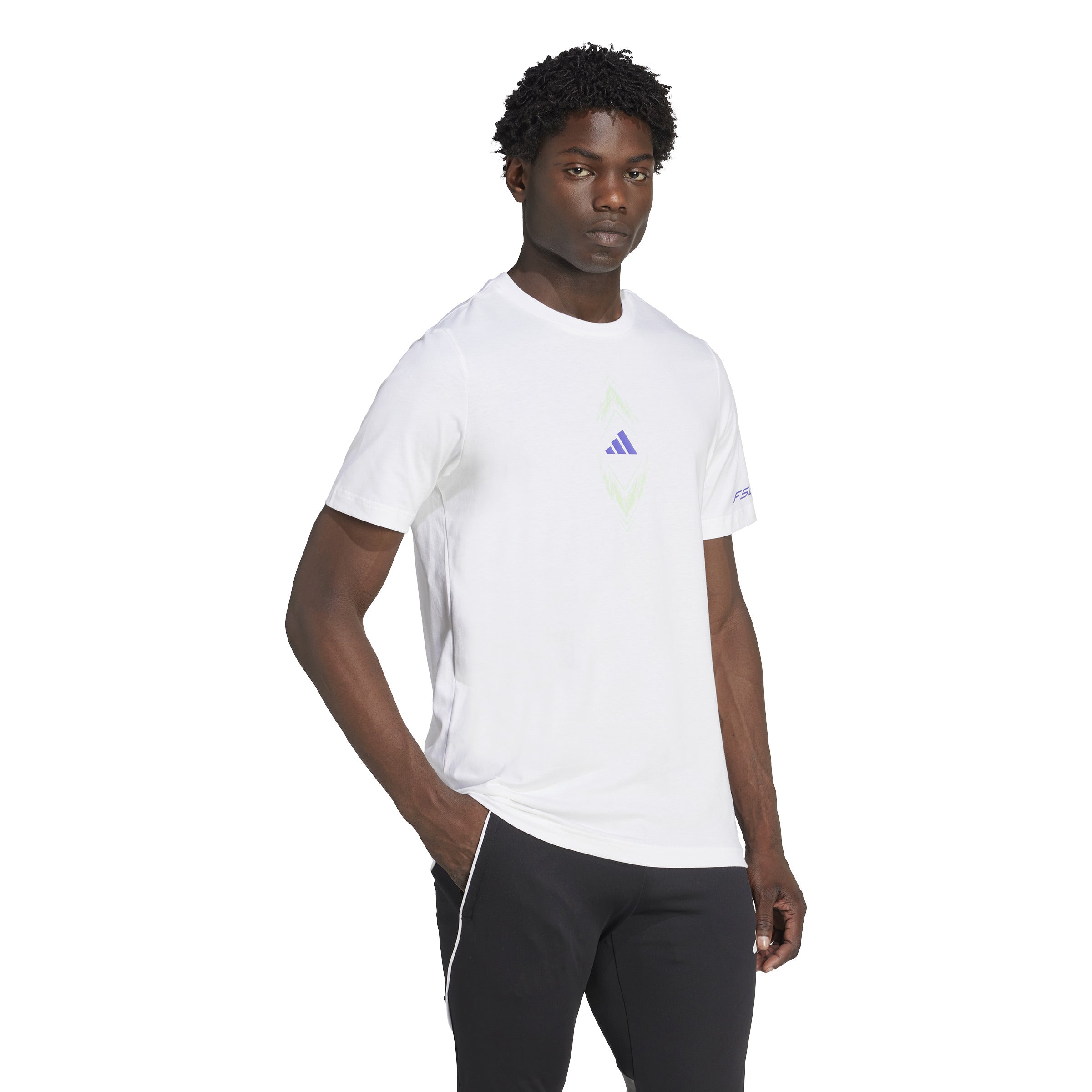 adidas Erkek T-Shirt - Beyaz
