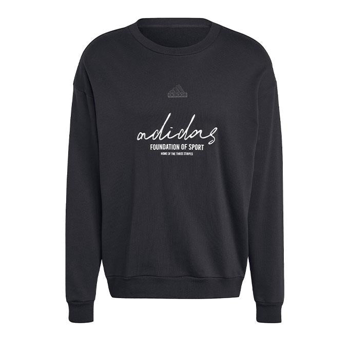 adidas Bl Ft Crw Q3 Erkek Black Sweatshirt