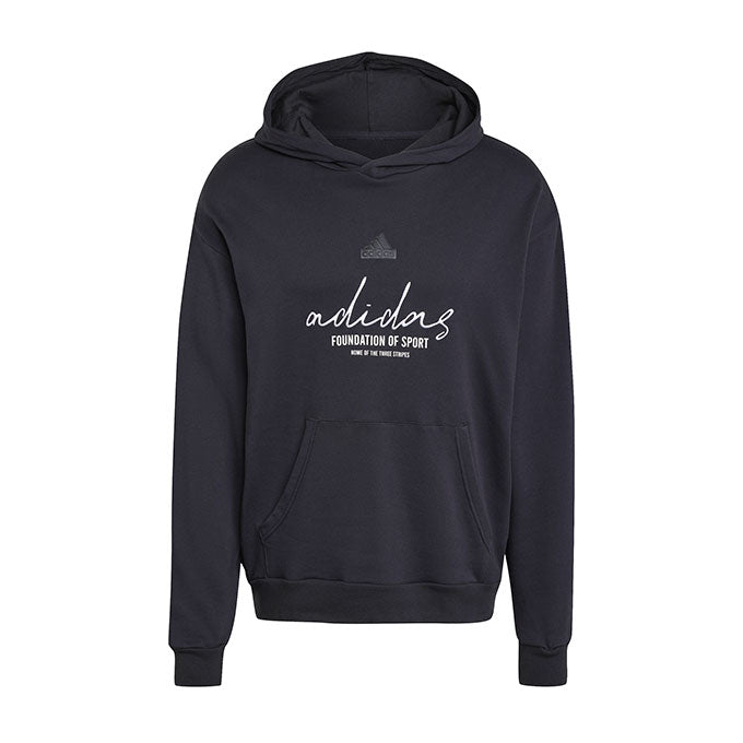 adidas Bl Ft Hd Q3 Erkek Black Sweatshirt
