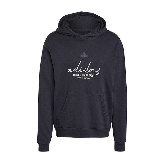 adidas Bl Ft Hd Q3 Erkek Black Sweatshirt