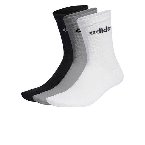adidas Logo C. Crew 3P Unisex Çorap - Gri