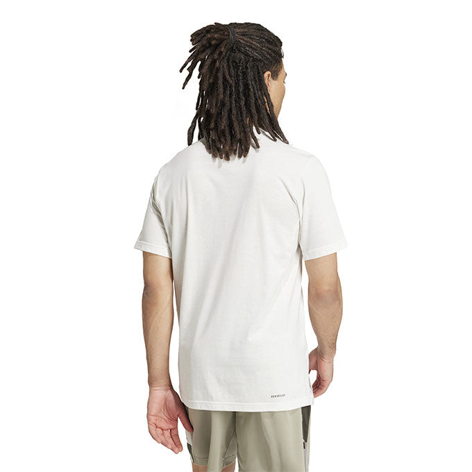 adidas Camo Bıg Logo Erkek Chalk White T-Shirt