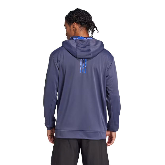 adidas Camo Fz Hd Erkek Shadow Navy Sweatshirt