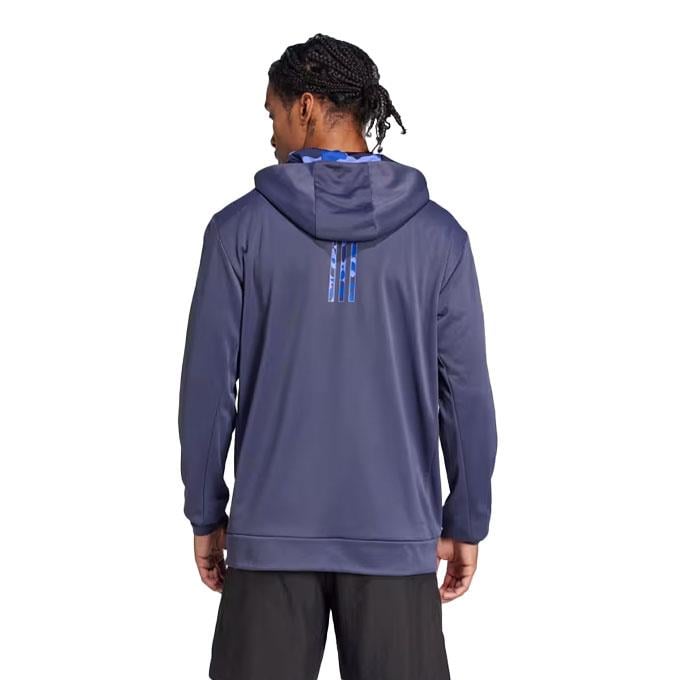 adidas Camo Fz Hd Erkek Shadow Navy Sweatshirt