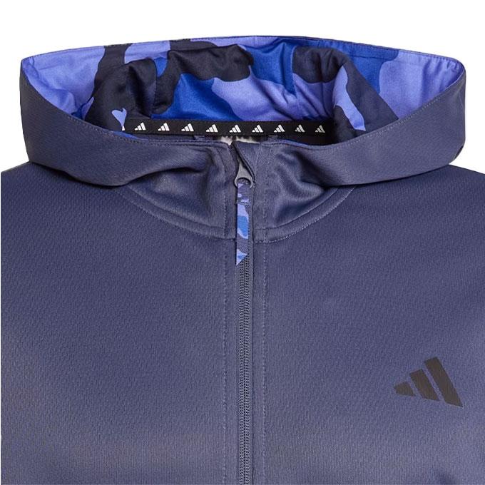 adidas Camo Fz Hd Erkek Shadow Navy Sweatshirt