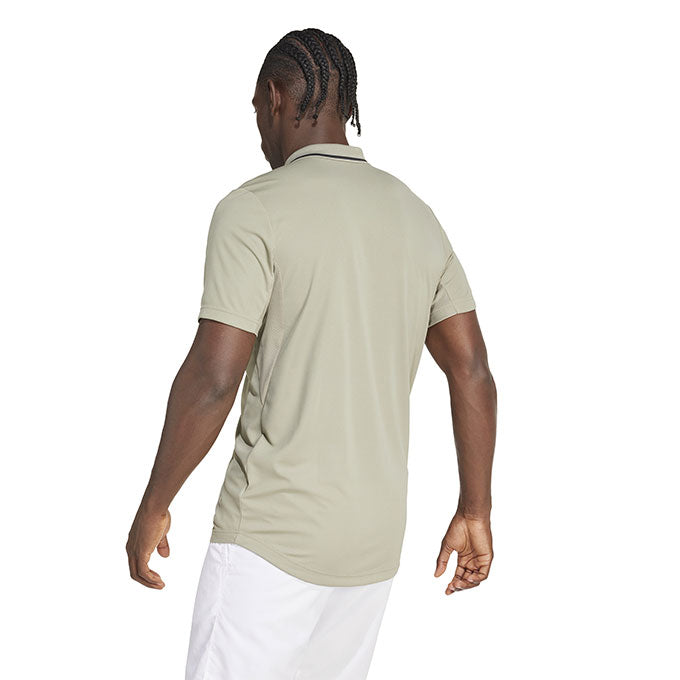 adidas Club Pıque Polo Erkek Silver Pebble T-Shirt